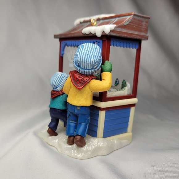 Hallmark Christmas Window Whistle Stop Train Ornament 2007 with box - Picture 2 of 5